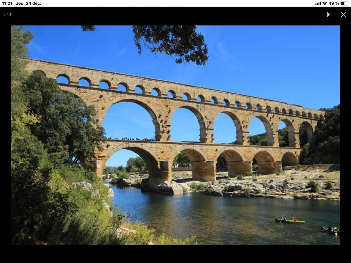 Appartement 3 Min A Pied Du Centre D'Uzes Parking Piscine ภายนอก รูปภาพ