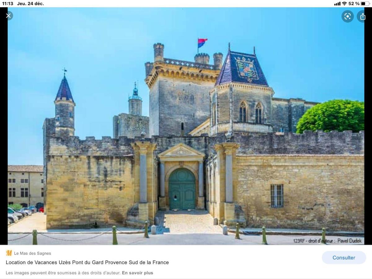 Appartement 3 Min A Pied Du Centre D'Uzes Parking Piscine ภายนอก รูปภาพ